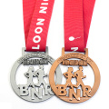 En gros pas cher Concevez votre propre alliage de zinc vierge 3D Gold Award Marathon Running Médaille de sport en métal personnalisée